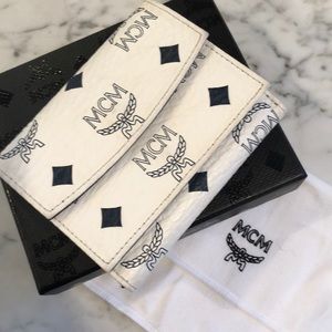 EUC MCM Tri Fold Wallet
